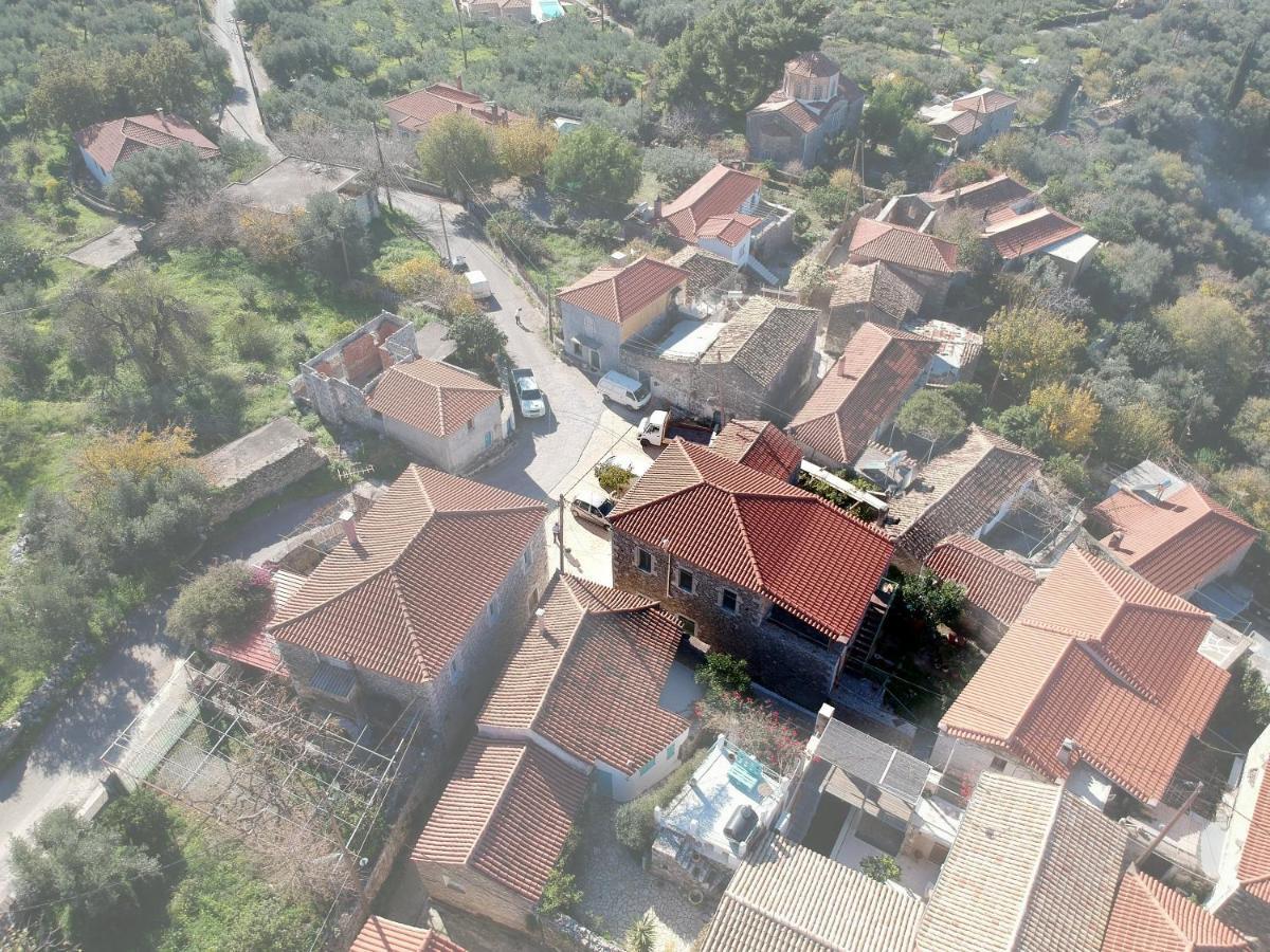 Stavroulas Stone House In Rigklia, Messinia Riglia Экстерьер фото